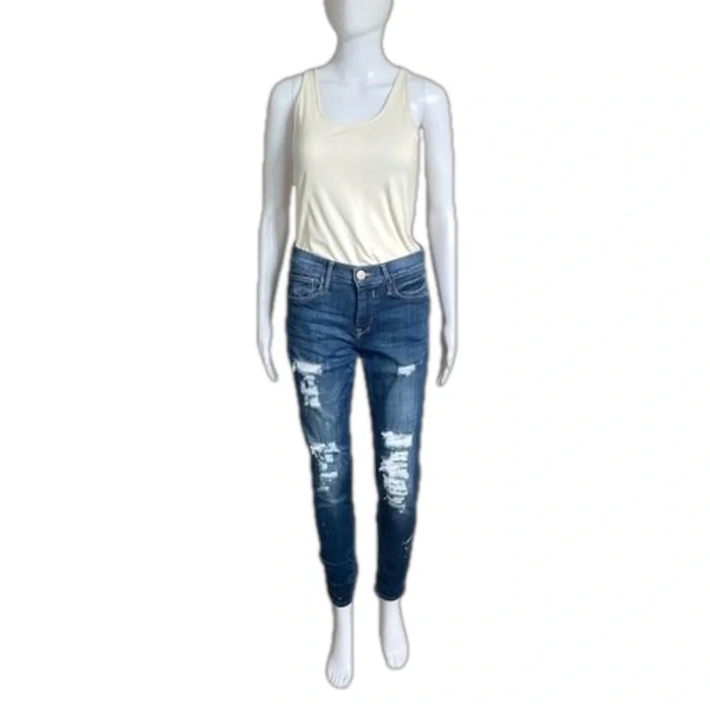 Express Jean Legging Mid Rise 6 regular women’s - Picture 1 of 11